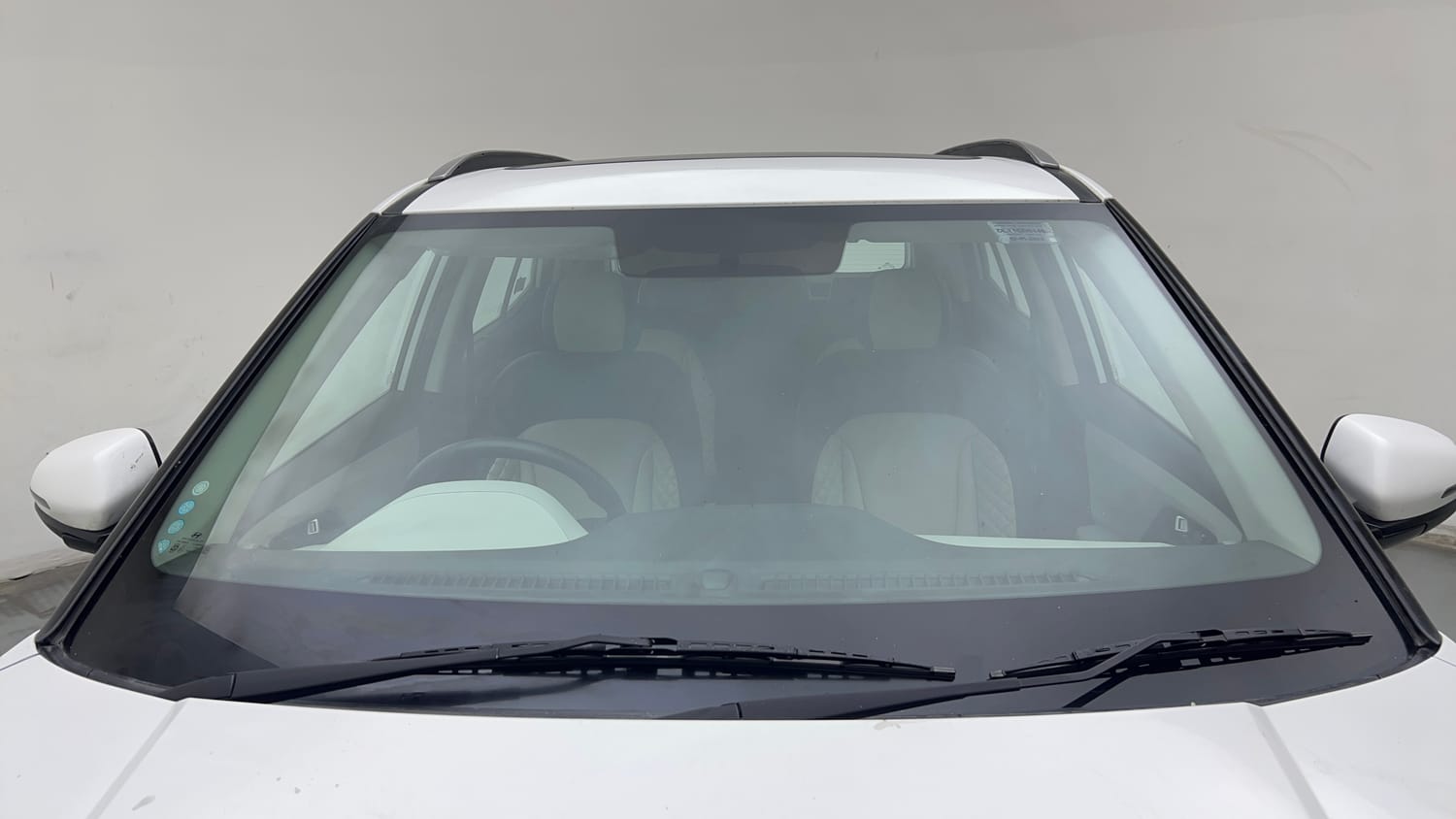 Used 2023 Hyundai Creta SX 1.5 Petrol Petrol Manual exterior FRONT WINDSHIELD VIEW