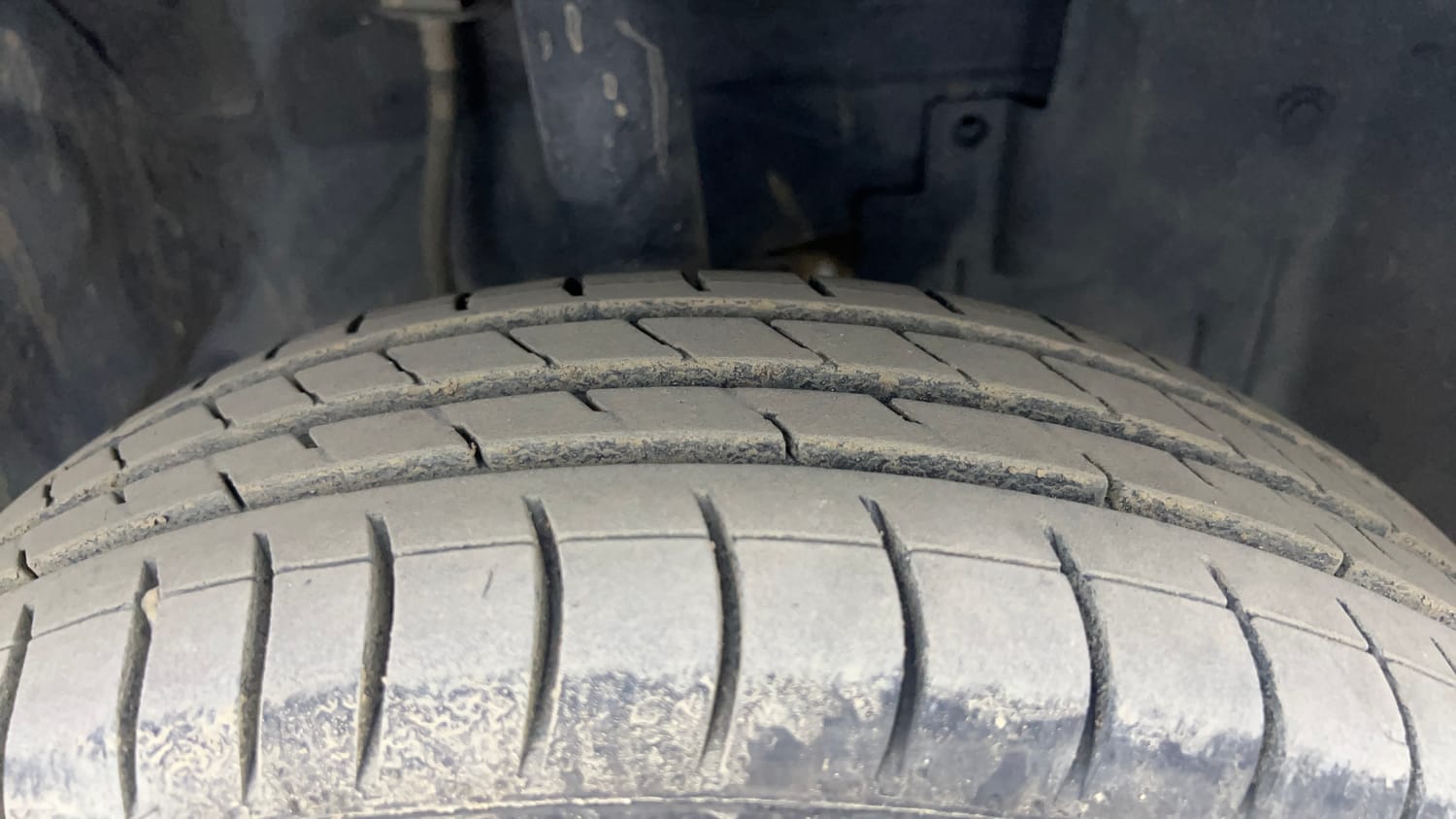 Used 2019 Datsun Go Plus T Petrol Manual tyres RIGHT FRONT TYRE TREAD VIEW