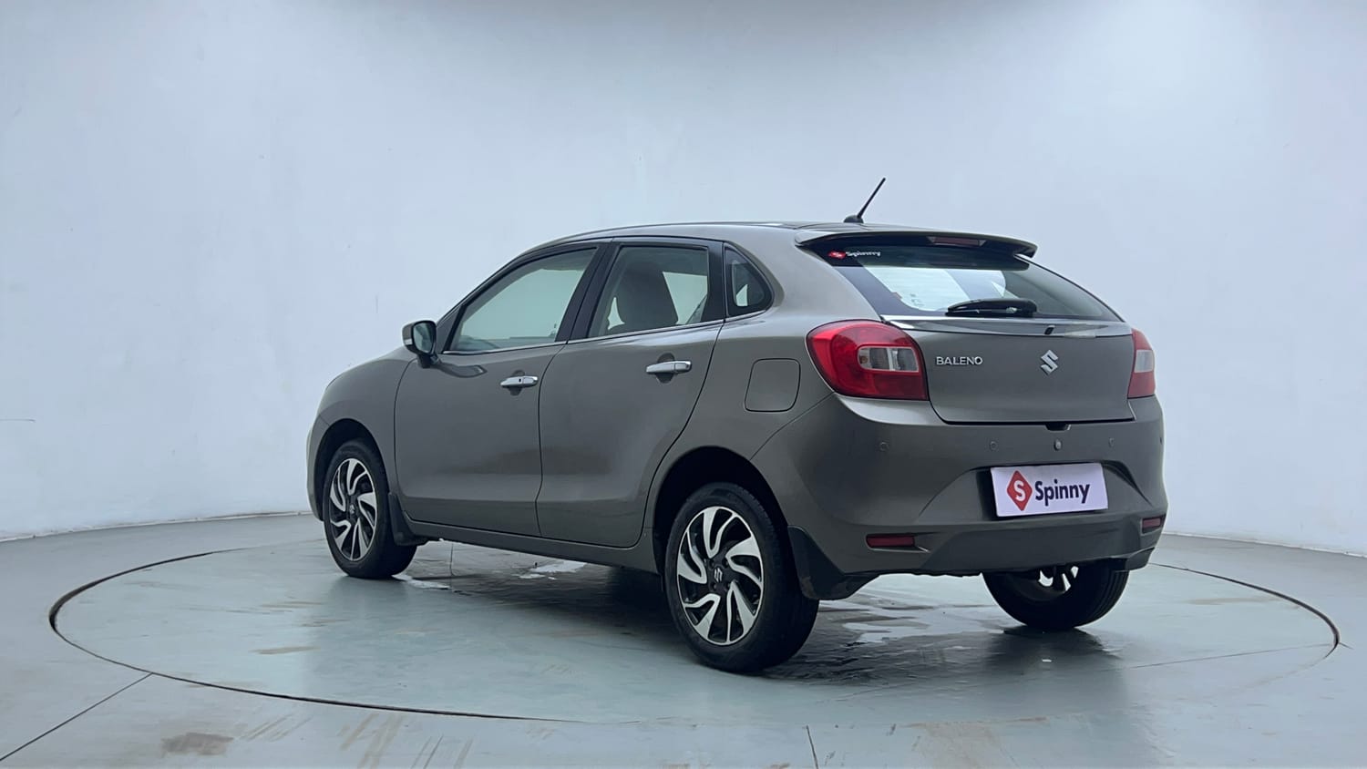 Used 2019 Maruti Suzuki Baleno Zeta 1.2 Petrol Manual exterior LEFT REAR CORNER VIEW