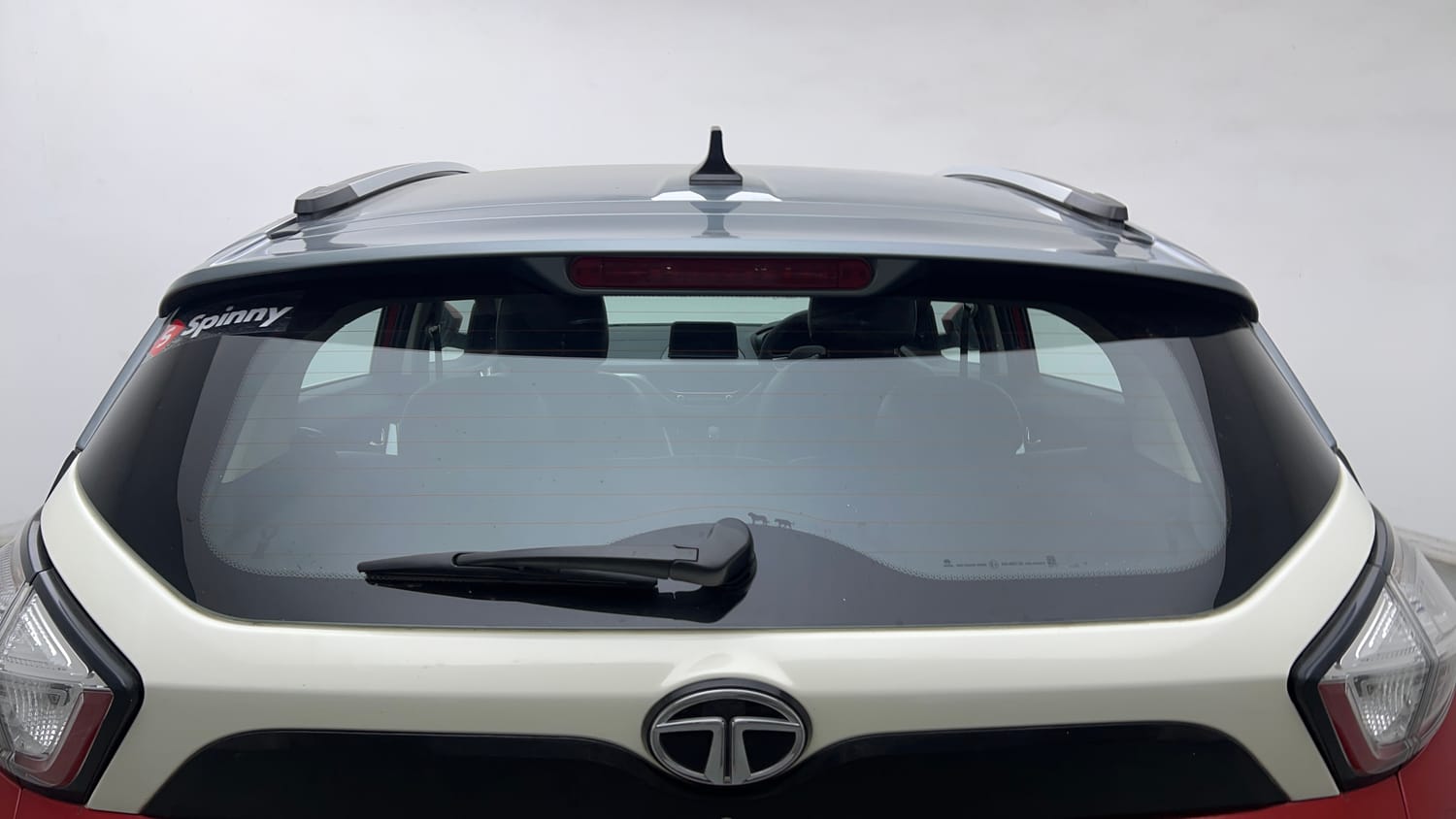 Used 2018 Tata Nexon XZA Plus Petrol Dual Tone Petrol Automatic exterior BACK WINDSHIELD VIEW