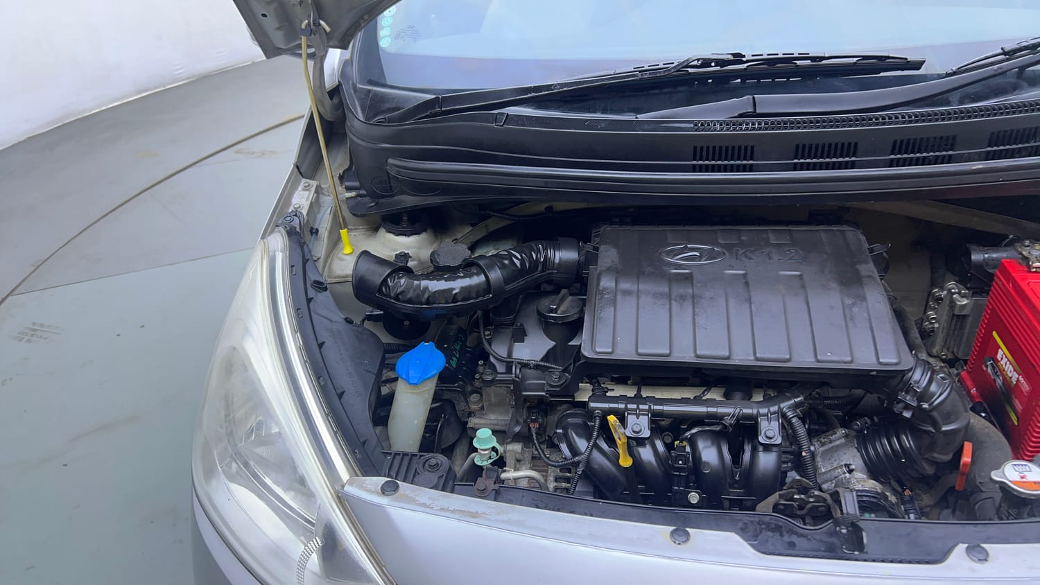 Used 2014 Hyundai Grand i10 Asta AT 1.2 Kappa VTVT Petrol Automatic engine ENGINE RIGHT SIDE VIEW