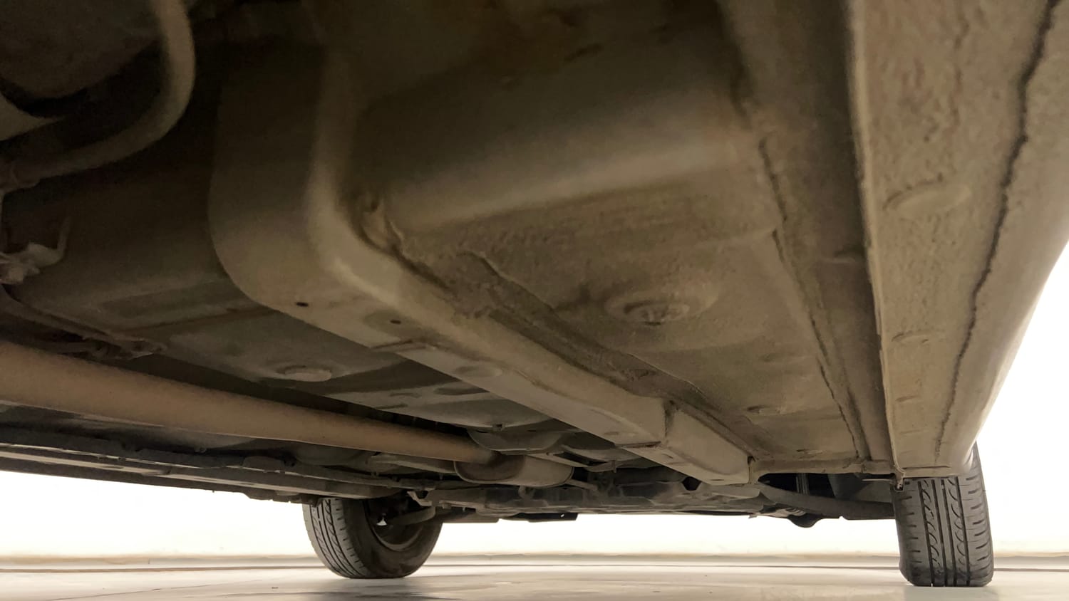 Used 2014 Hyundai Grand i10 Magna 1.2 Kappa VTVT Petrol Manual extra REAR RIGHT UNDERBODY VIEW