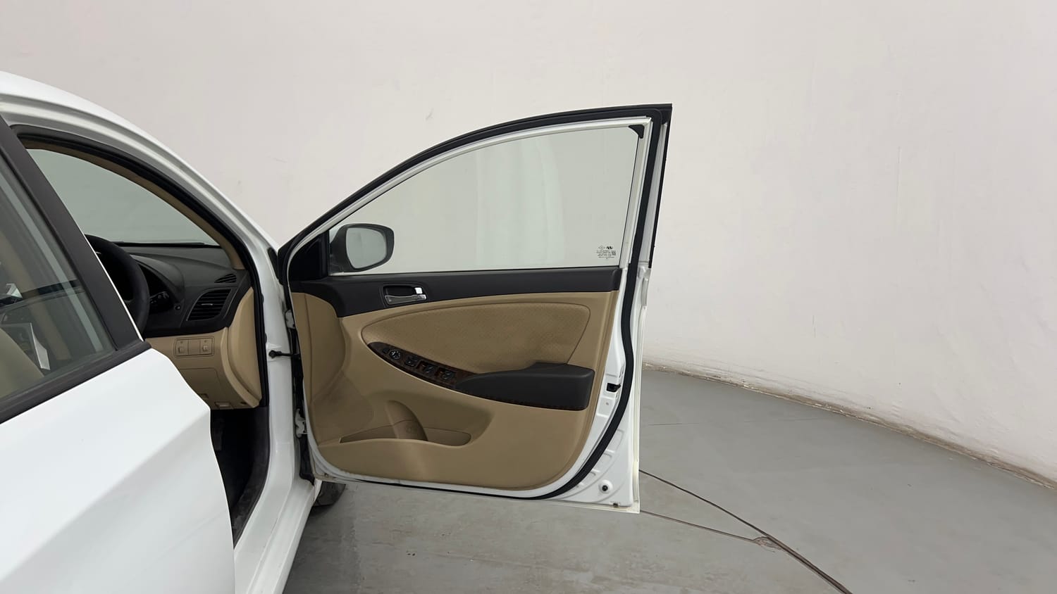 Used 2013 Hyundai Verna Fluidic 1.6 VTVT SX Opt Petrol Manual interior RIGHT FRONT DOOR OPEN VIEW