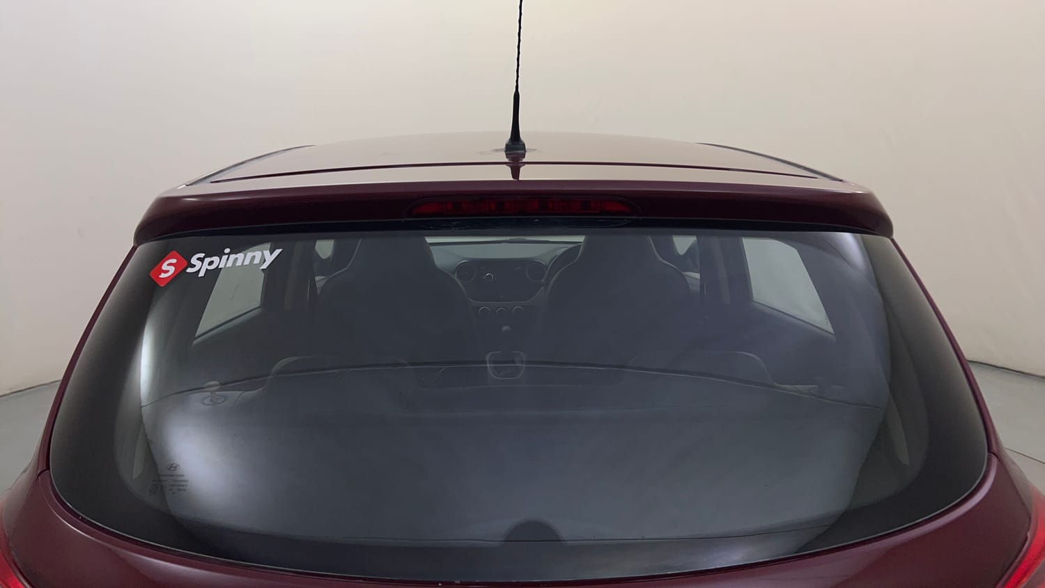 Used 2017 Hyundai Grand i10 Magna AT 1.2 Kappa VTVT Petrol Automatic exterior BACK WINDSHIELD VIEW