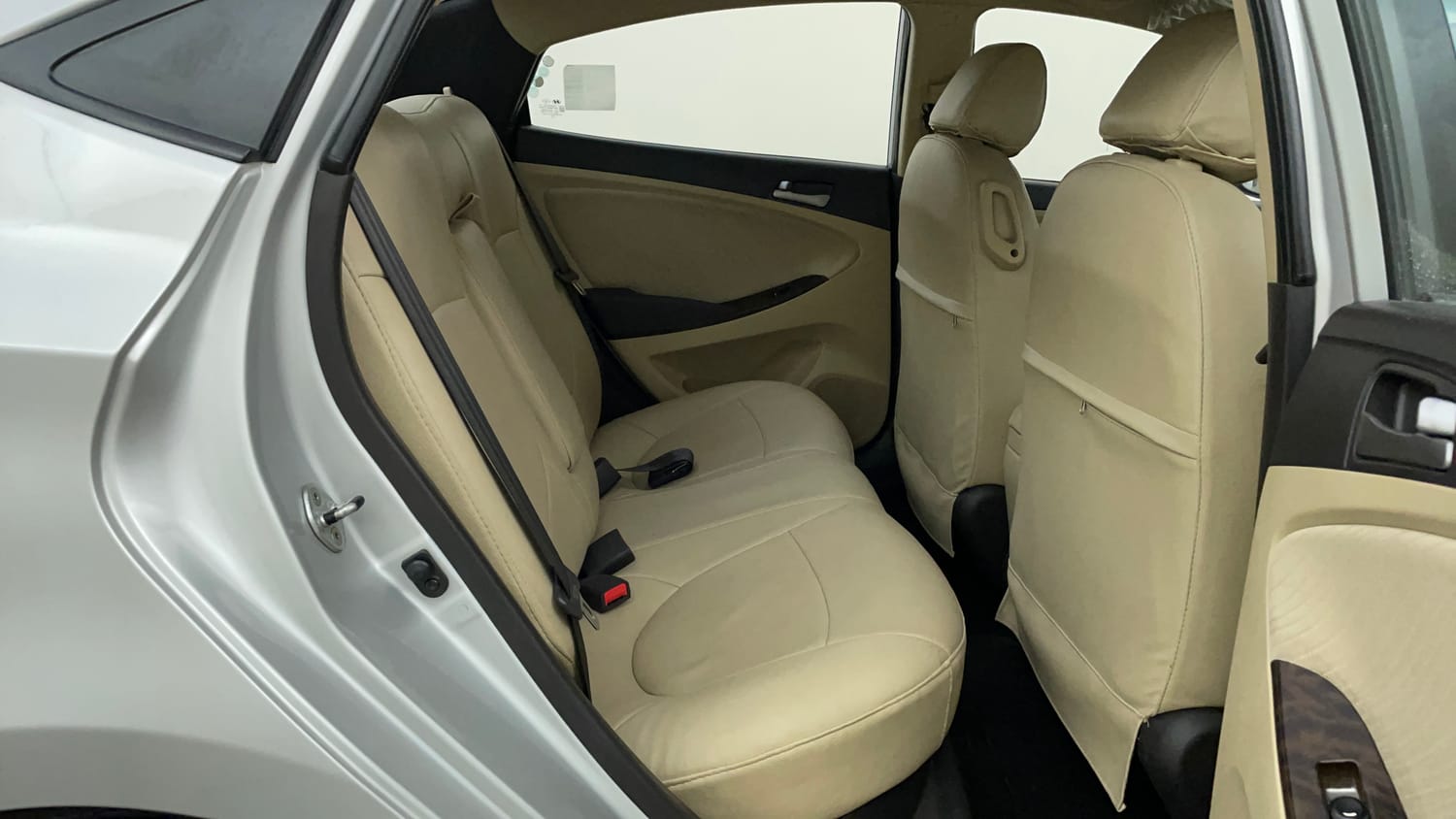 Used 2016 Hyundai Fluidic Verna 4S 1.6 VTVT SX Petrol Manual interior RIGHT SIDE REAR DOOR CABIN VIEW