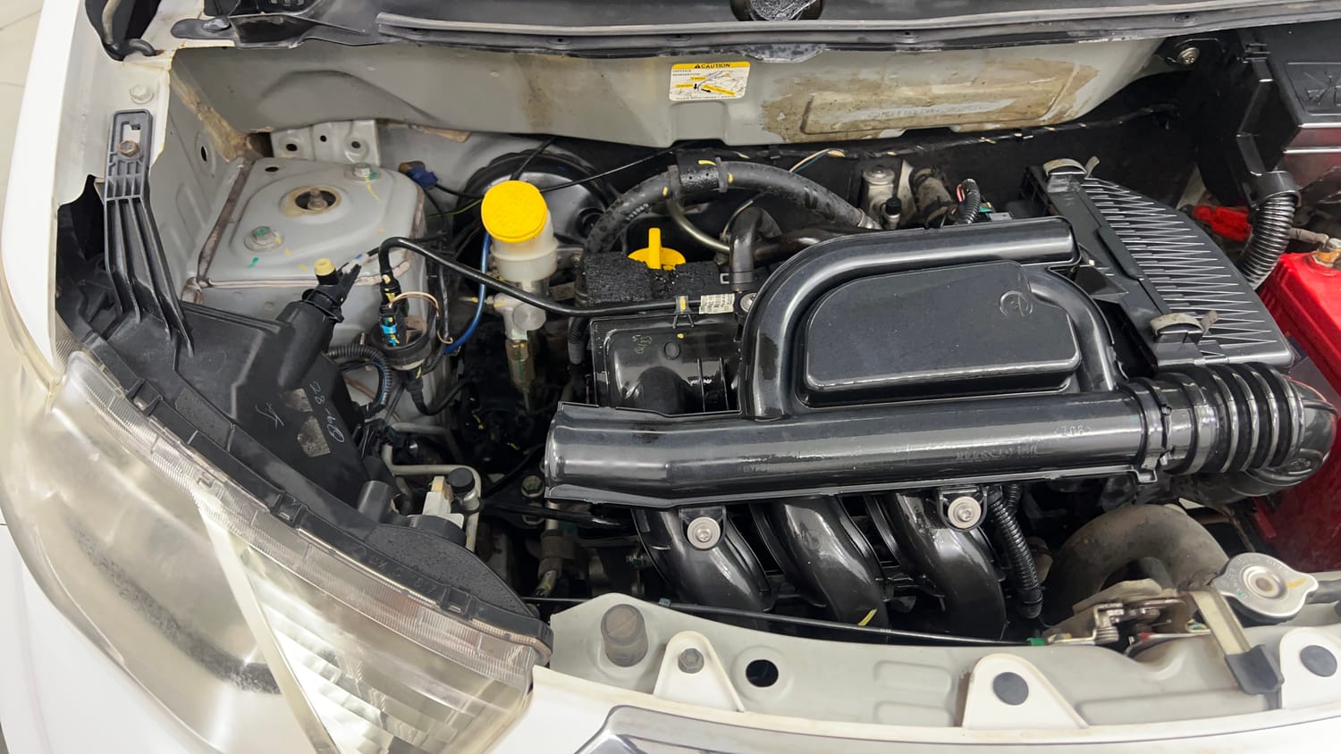 Used 2016 Datsun Redi-GO T (O) Petrol Manual engine ENGINE RIGHT SIDE VIEW