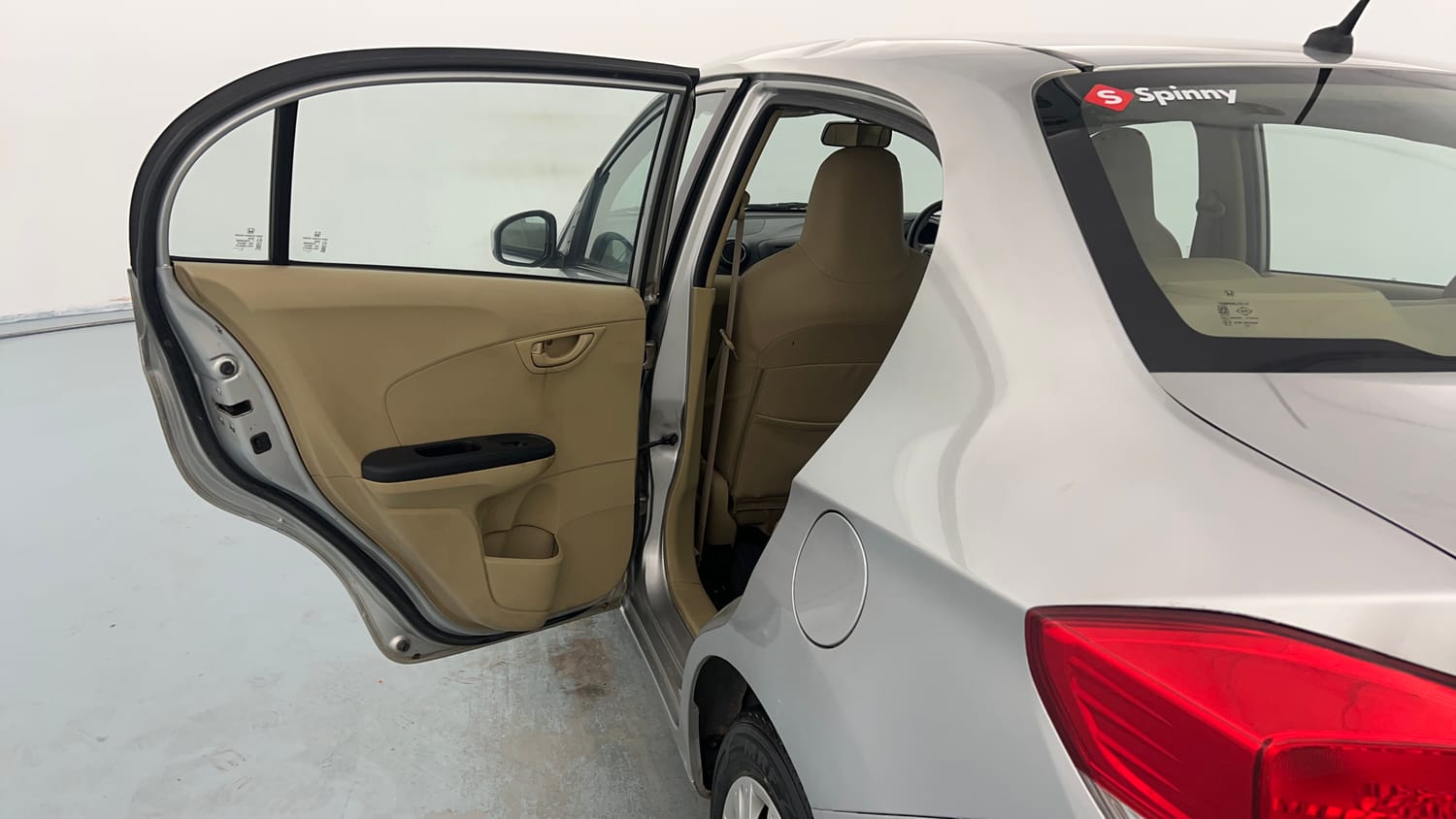 Used 2014 Honda Amaze 1.2 S i-VTEC Petrol Manual interior LEFT REAR DOOR OPEN VIEW