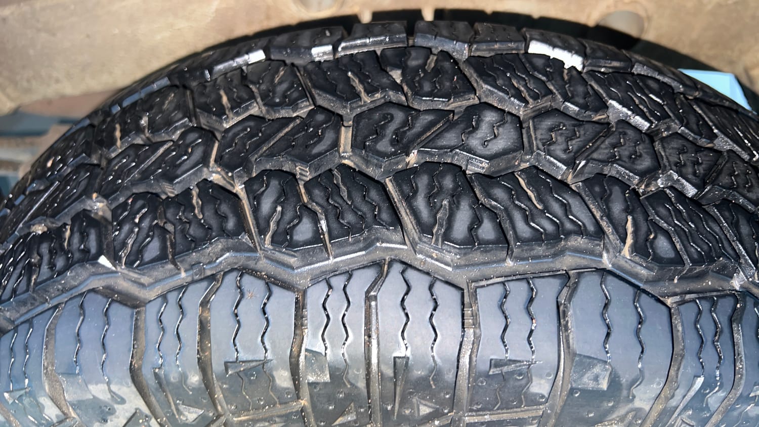 Used 2023 Maruti Suzuki Jimny Alpha AT Petrol Automatic tyres LEFT REAR TYRE TREAD VIEW