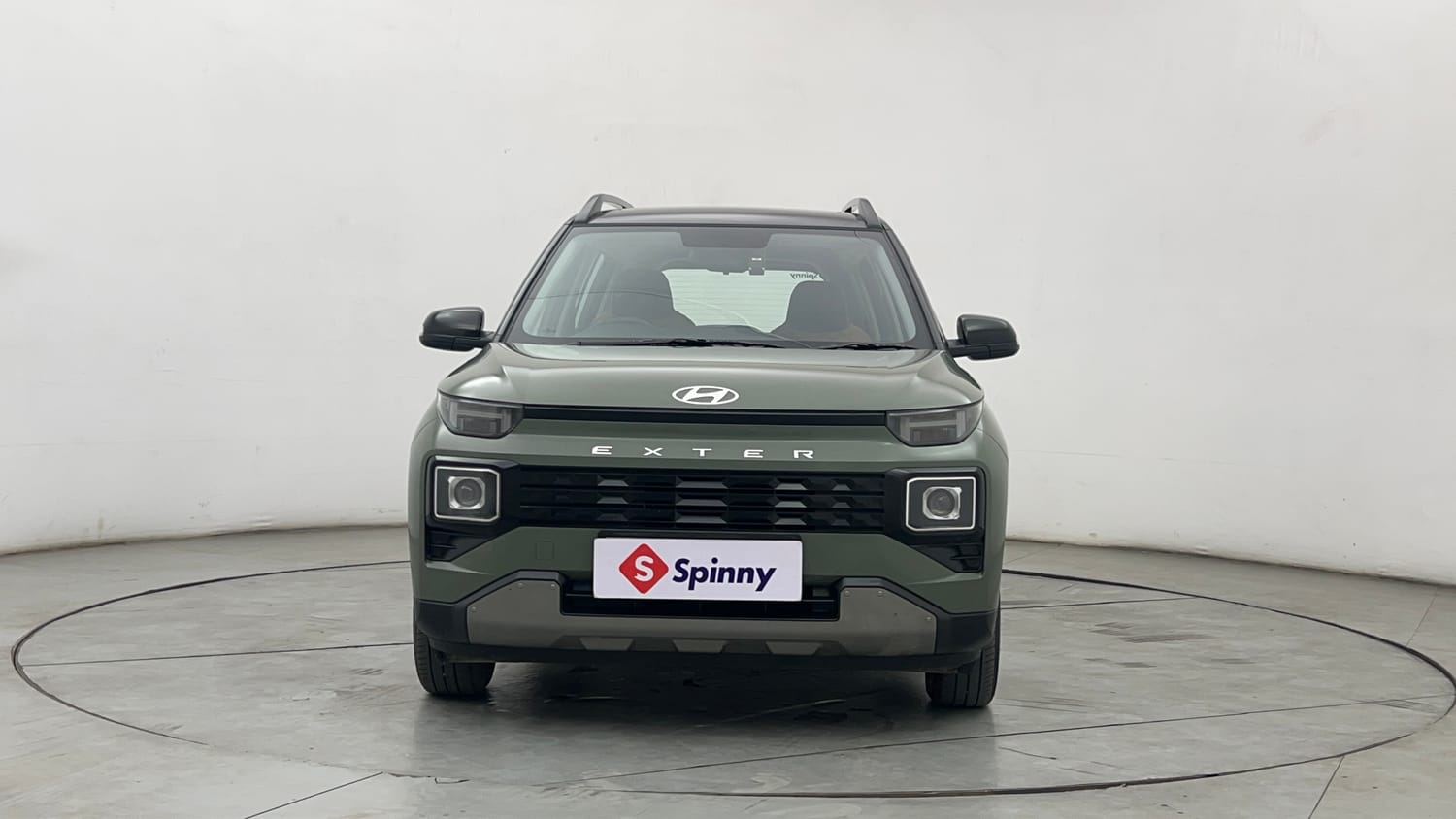 Used 2023 Hyundai Exter SX (O) Connect 1.2 MT Dual Tone Petrol Manual exterior FRONT VIEW