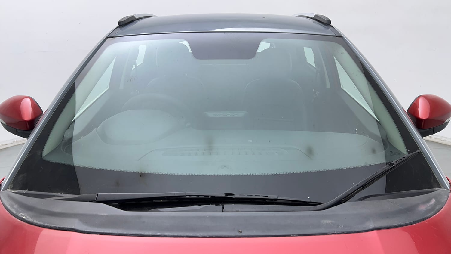 Used 2018 Tata Nexon XZA Plus Petrol Dual Tone Petrol Automatic exterior FRONT WINDSHIELD VIEW