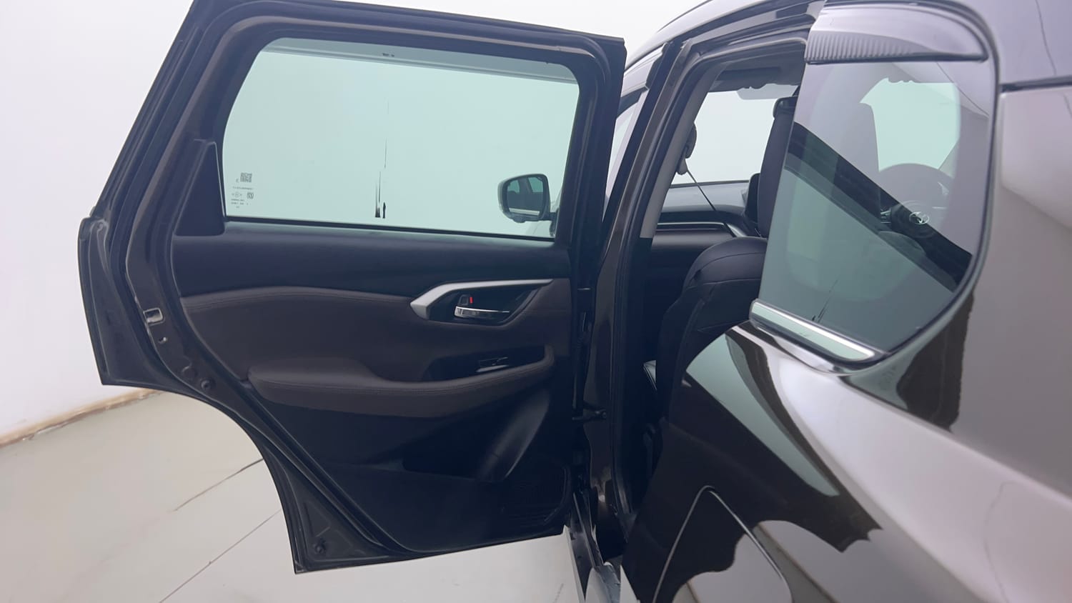 Used 2024 Toyota Urban Cruiser Hyryder V Hybrid Hybrid Automatic interior LEFT REAR DOOR OPEN VIEW