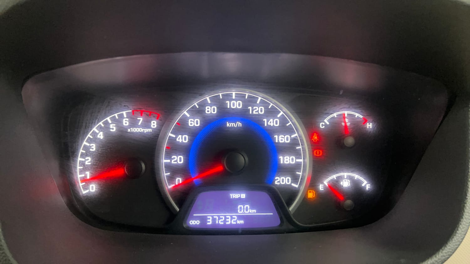Used 2018 Hyundai Grand i10 Sportz 1.2 Kappa VTVT Petrol Manual interior CLUSTERMETER VIEW