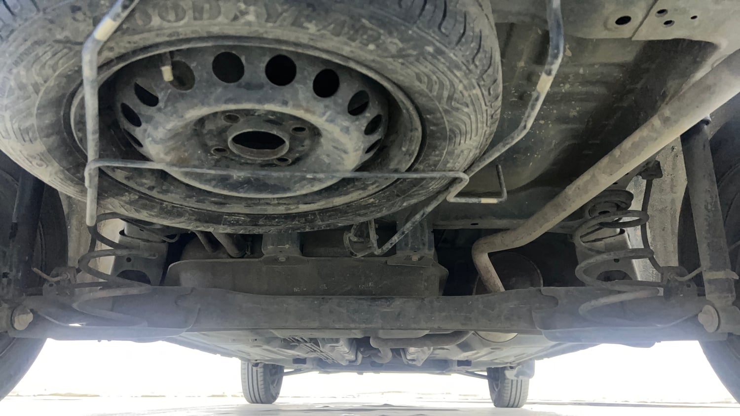 Used 2019 Datsun Go Plus T Petrol Manual extra REAR UNDERBODY VIEW (TAKEN FROM REAR)