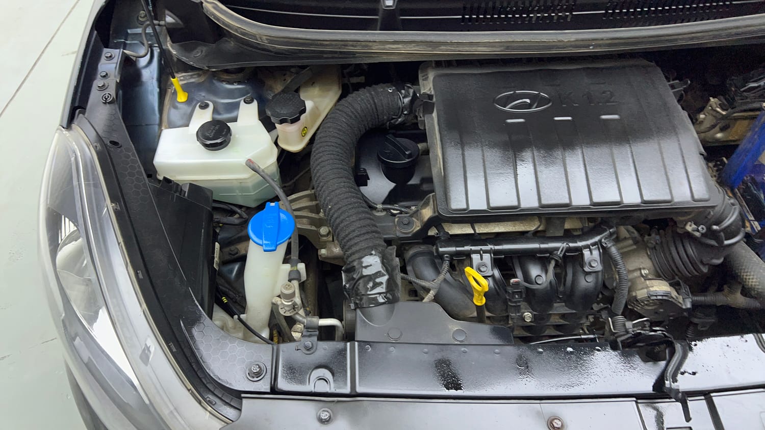 Used 2020 Hyundai Grand i10 Nios Sportz 1.2 Kappa VTVT Petrol Manual engine ENGINE RIGHT SIDE VIEW