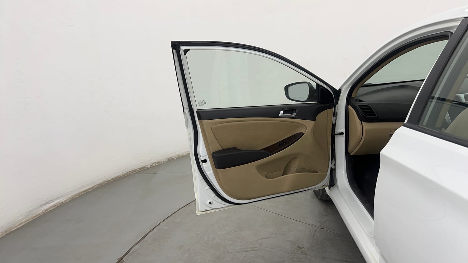 Used 2013 Hyundai Verna Fluidic 1.6 VTVT SX Opt Petrol Manual interior LEFT FRONT DOOR OPEN VIEW