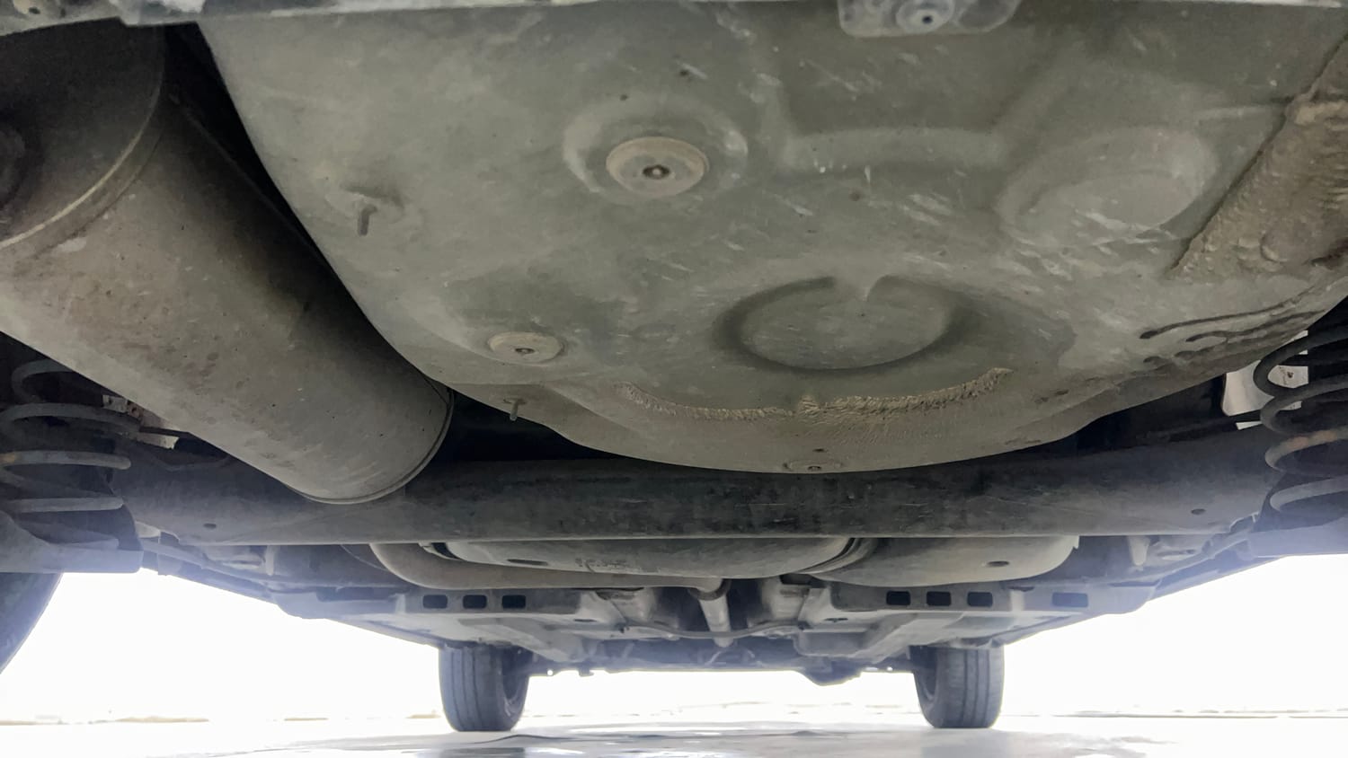 Used 2017 Volkswagen Polo Comfortline 1.5L (D) Diesel Manual extra REAR UNDERBODY VIEW (TAKEN FROM REAR)