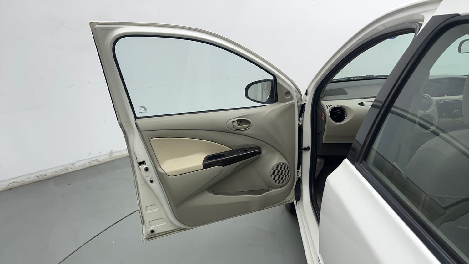 Used 2016 Toyota Etios VX Petrol Manual interior LEFT FRONT DOOR OPEN VIEW
