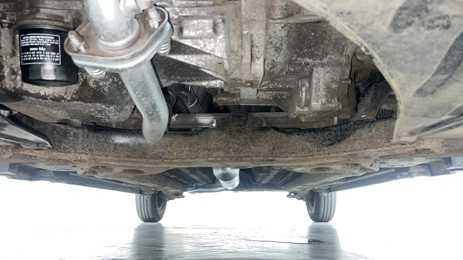 Used 2012 Maruti Suzuki Swift LXi Petrol Manual extra FRONT LEFT UNDERBODY VIEW