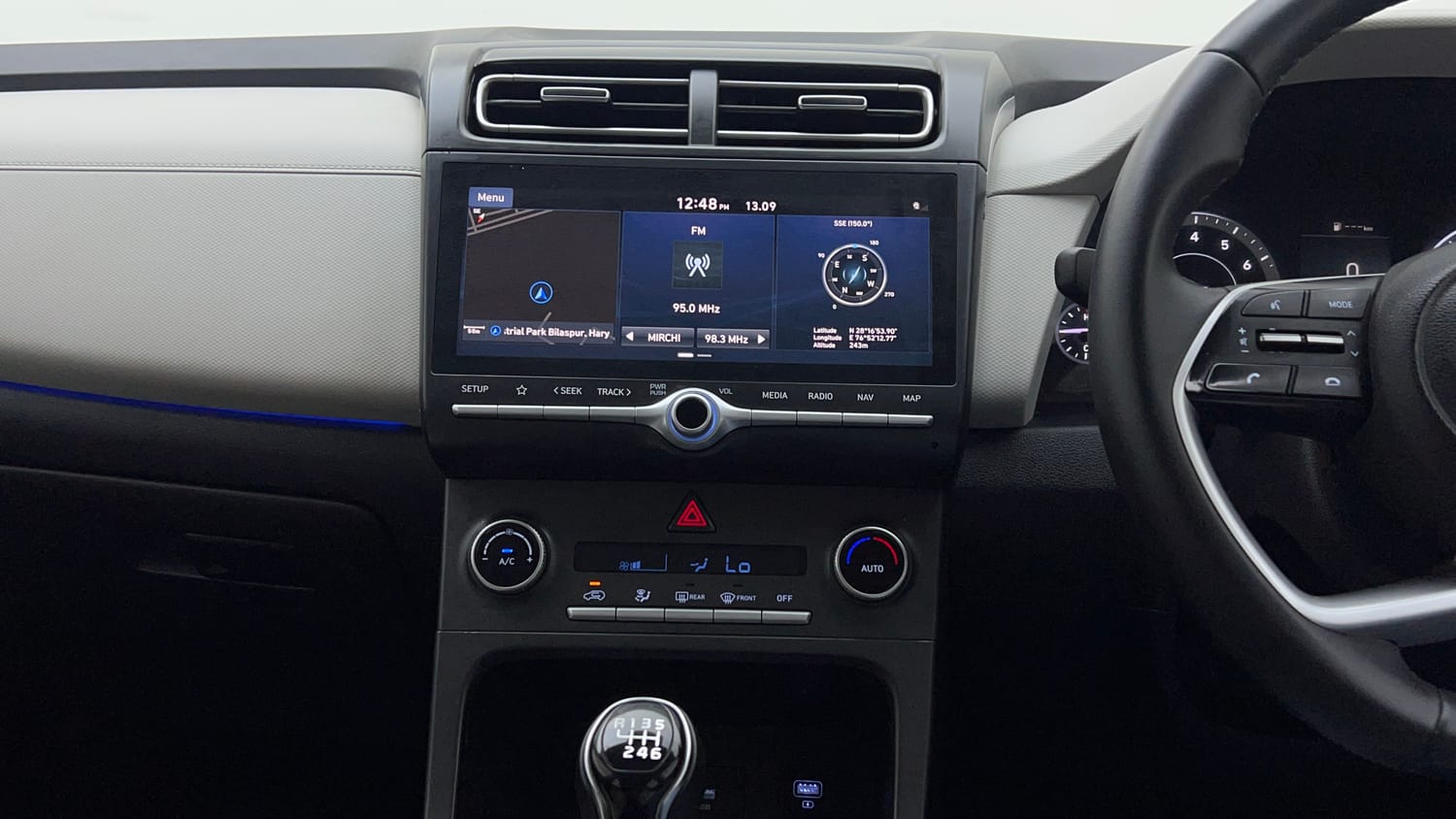 Used 2023 Hyundai Creta SX 1.5 Petrol Petrol Manual interior MUSIC SYSTEM & AC CONTROL VIEW