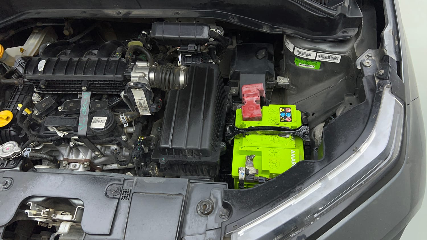 Used 2023 Tata Punch Adventure AMT Petrol Automatic engine ENGINE LEFT SIDE VIEW