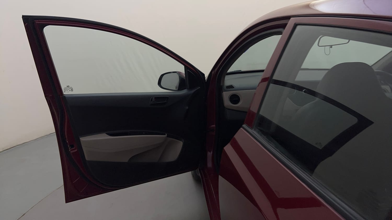 Used 2017 Hyundai Grand i10 Magna AT 1.2 Kappa VTVT Petrol Automatic interior LEFT FRONT DOOR OPEN VIEW