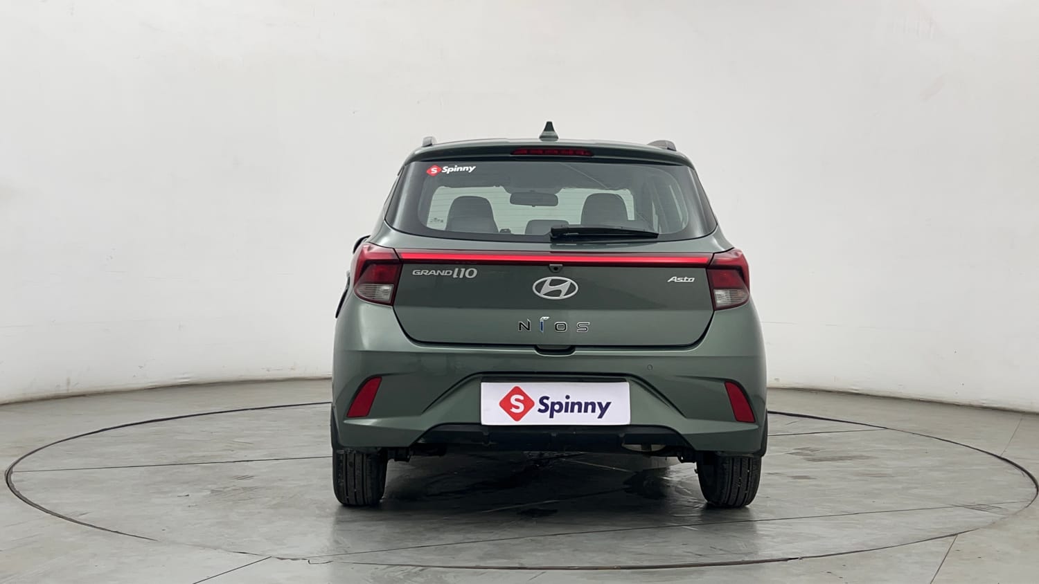Used 2025 Hyundai Grand i10 Nios Asta 1.2 Kappa AMT Petrol Automatic exterior BACK VIEW