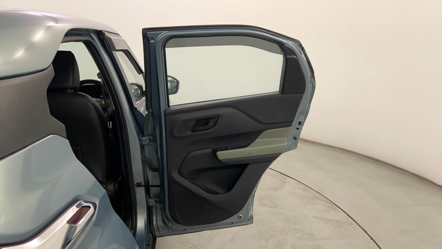 Used 2022 Tata Punch Adventure Rhythm Pack MT Petrol Manual interior RIGHT REAR DOOR OPEN VIEW
