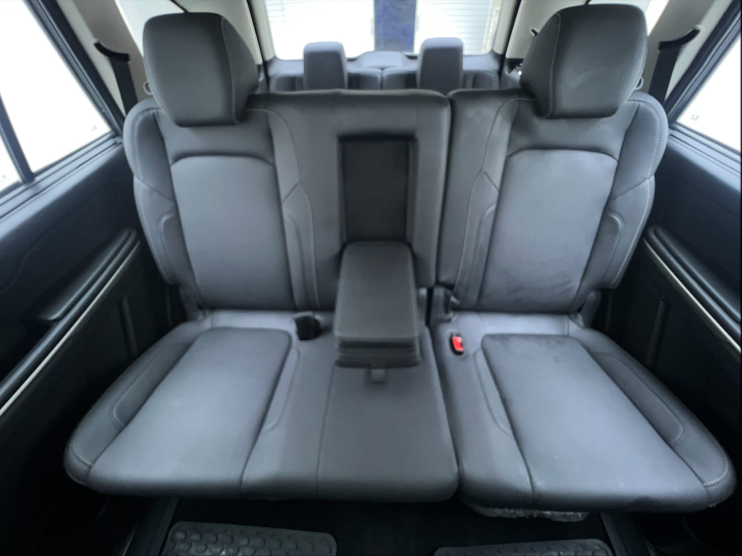 Used 2017 Tata Hexa XTA 4x2 7 STR Diesel Automatic interior REAR SEAT CONDITION VIEW