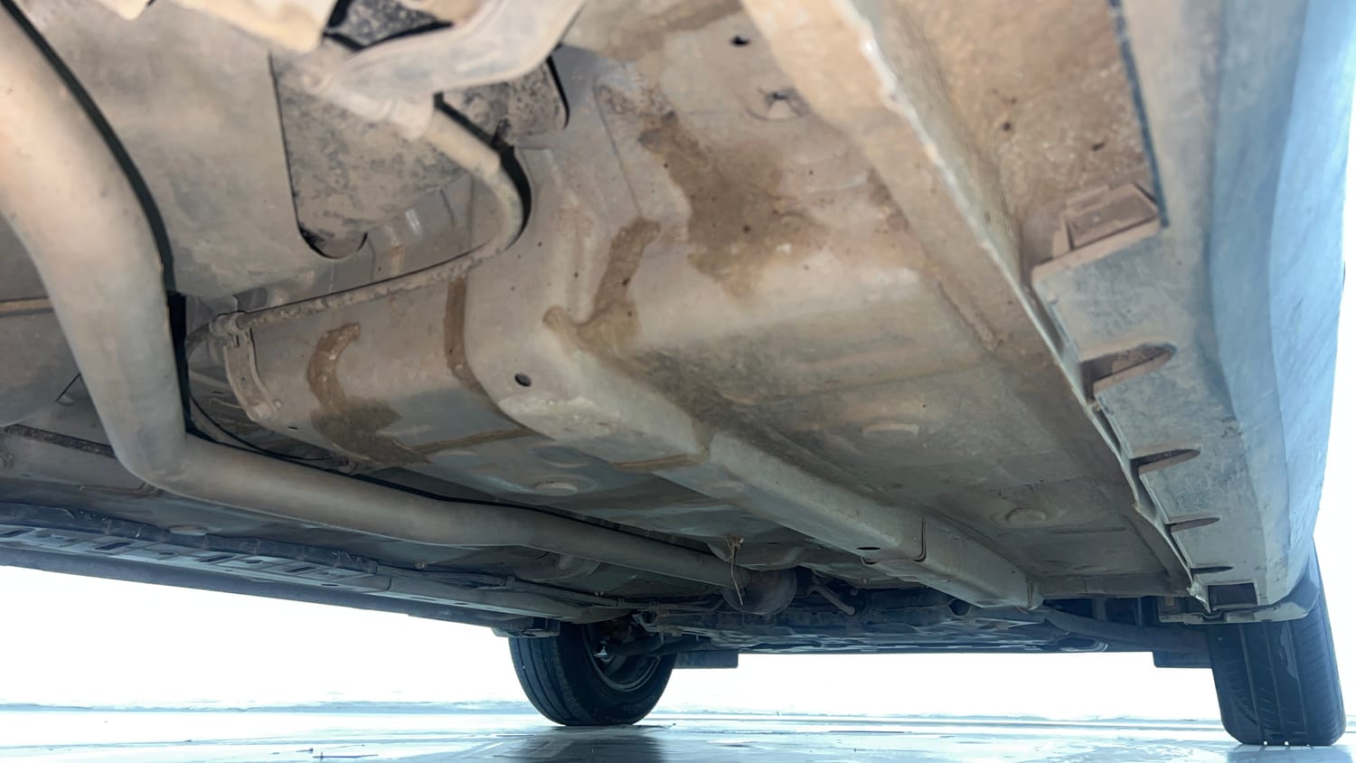 Used 2026 Hyundai Exter 1.2 Kappa Dual CNG MT HX 8 Cng Manual extra REAR RIGHT UNDERBODY VIEW