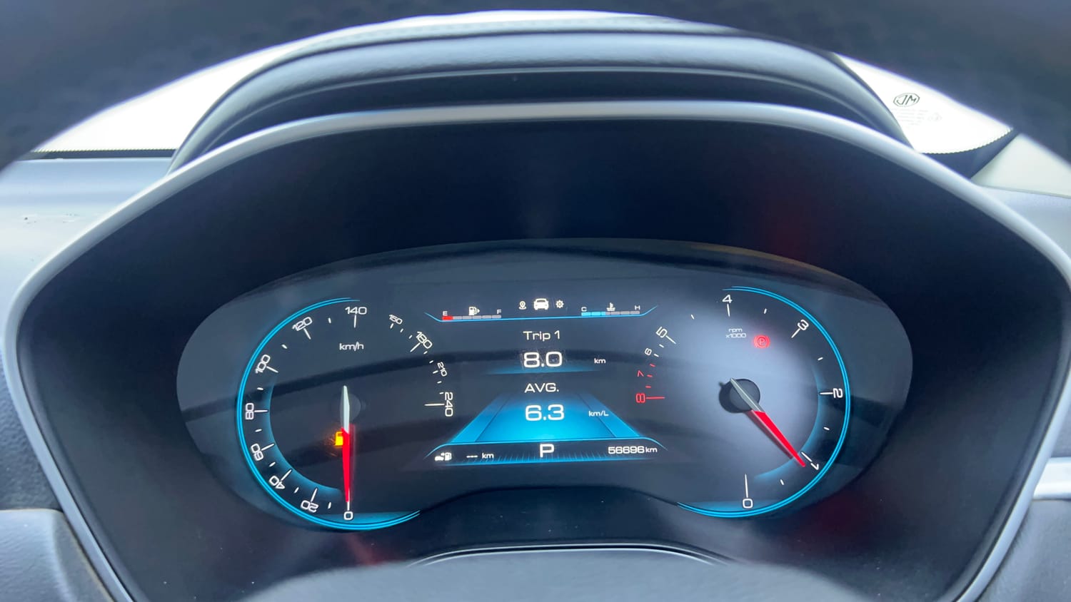 Used 2019 MG Motors Hector Sharp 1.5 DCT Petrol Petrol Automatic interior CLUSTERMETER VIEW
