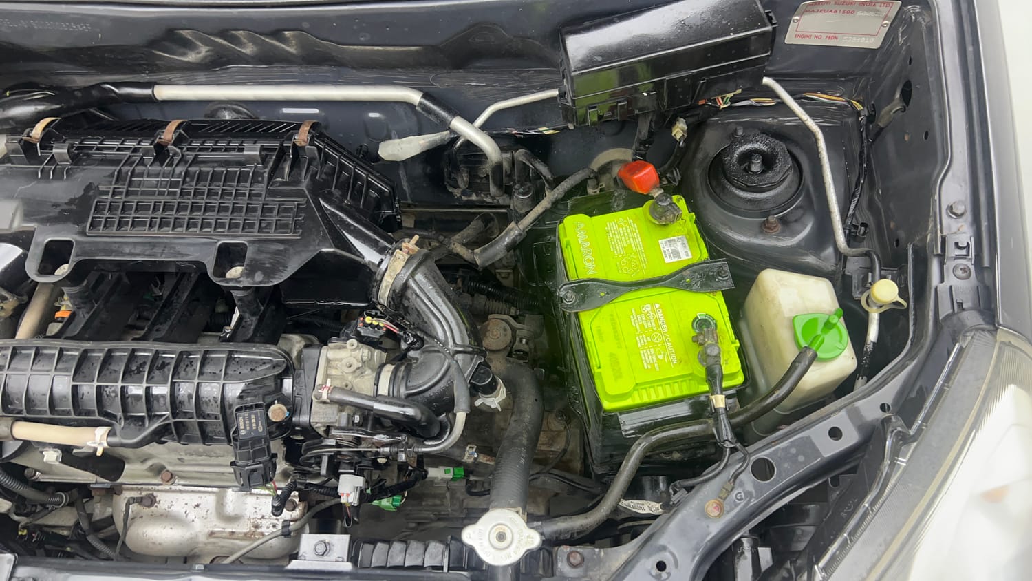 Used 2015 Maruti Suzuki Alto 800 Lxi Petrol Manual engine ENGINE LEFT SIDE VIEW