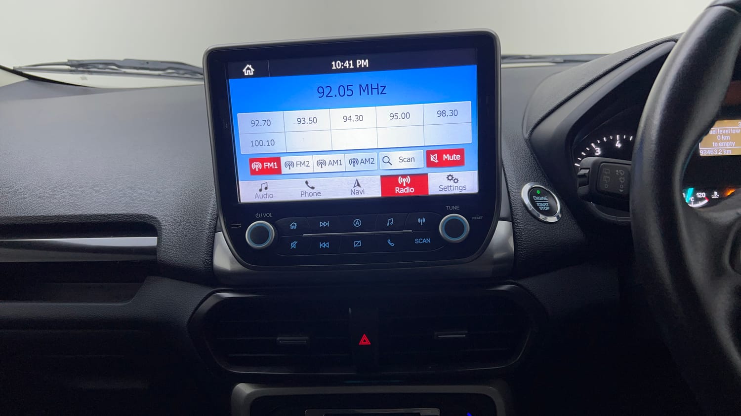 Used 2018 Ford EcoSport Titanium 1.5L Ti-VCT Petrol Manual top_features Integrated (in-dash) music system