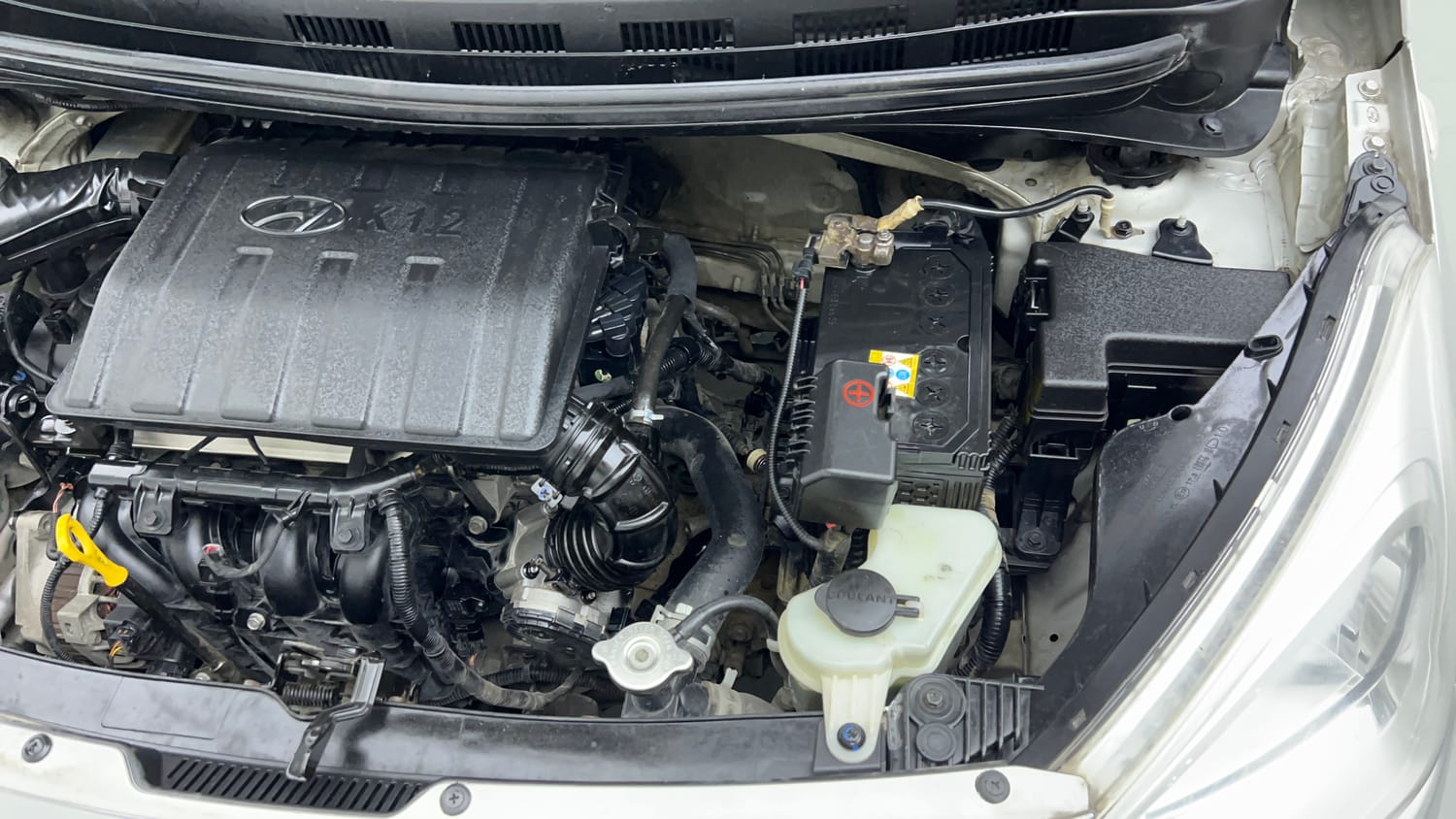 Used 2018 Hyundai Grand i10 Magna 1.2 Kappa VTVT Petrol Manual engine ENGINE LEFT SIDE VIEW