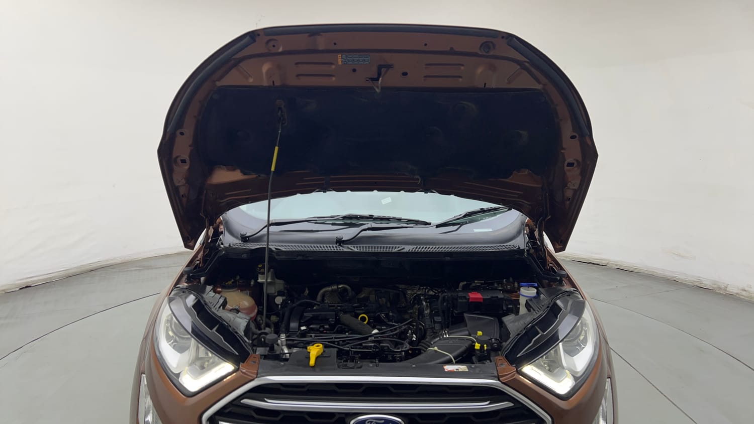 Used 2018 Ford EcoSport Titanium 1.5L Ti-VCT Petrol Manual engine ENGINE & BONNET OPEN FRONT VIEW