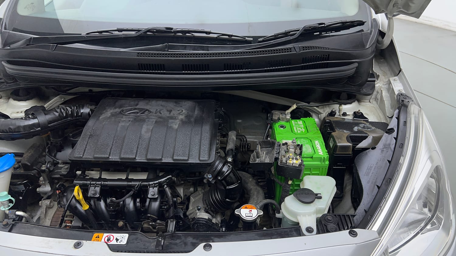 Used 2017 Hyundai Grand i10 Magna 1.2 Kappa VTVT Petrol Manual engine ENGINE LEFT SIDE VIEW