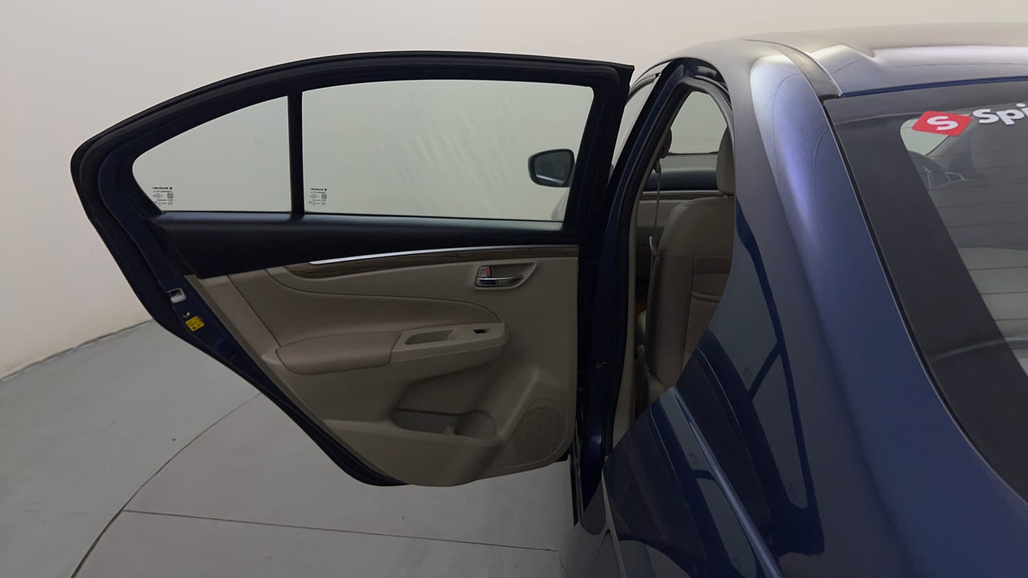 Used 2020 Maruti Suzuki Ciaz Alpha Hybrid 1.5 Petrol Manual interior LEFT REAR DOOR OPEN VIEW