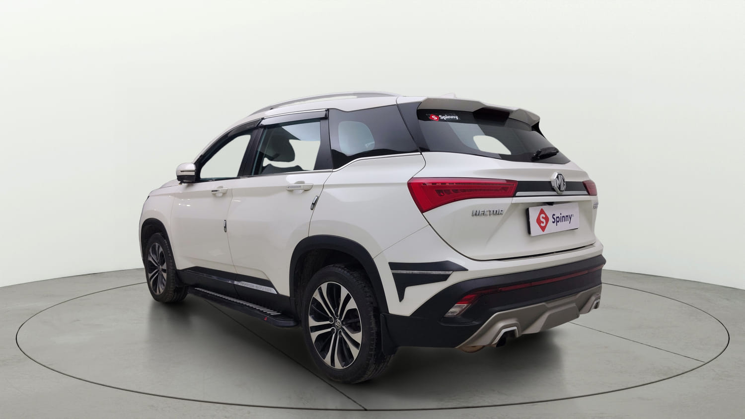 Used 2022 MG Motors Hector Sharp 1.5 Petrol CVT Petrol Automatic exterior LEFT REAR CORNER VIEW