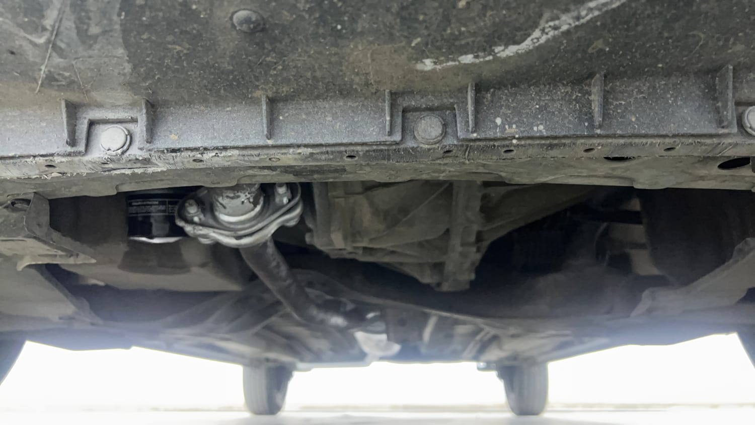 Used 2016 Maruti Suzuki Celerio VXi AMT Petrol Automatic extra FRONT LEFT UNDERBODY VIEW