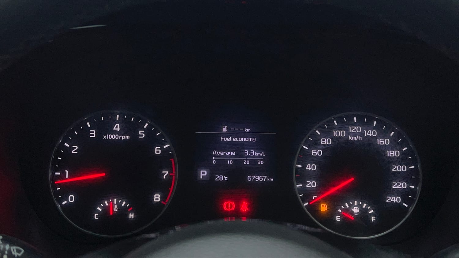 Used 2021 kia Seltos HTX 1.5 IVT Petrol Automatic interior CLUSTERMETER VIEW