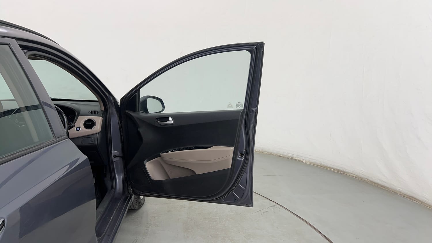 Used 2014 Hyundai Grand i10 Asta AT 1.2 Kappa VTVT Petrol Automatic interior RIGHT FRONT DOOR OPEN VIEW