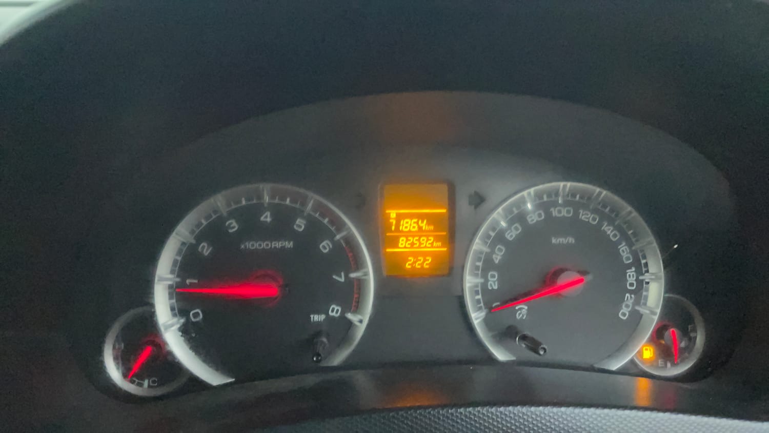 Used 2017 Maruti Suzuki Swift VXi Petrol Manual interior CLUSTERMETER VIEW