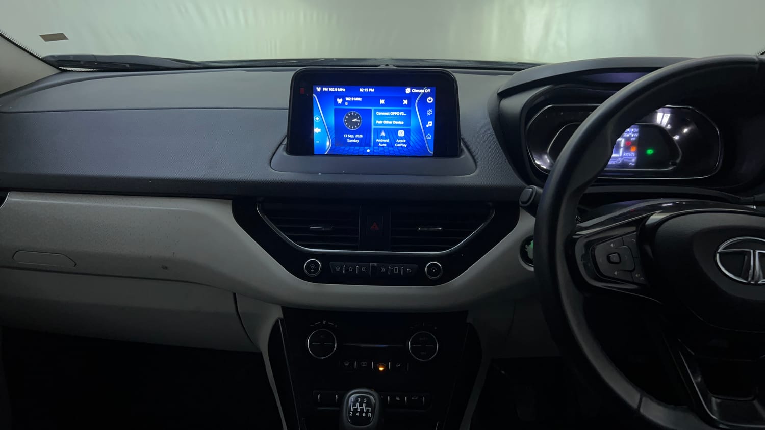 Used 2020 Tata Nexon XZ Plus (O) Dual Tone Petrol Manual interior MUSIC SYSTEM & AC CONTROL VIEW