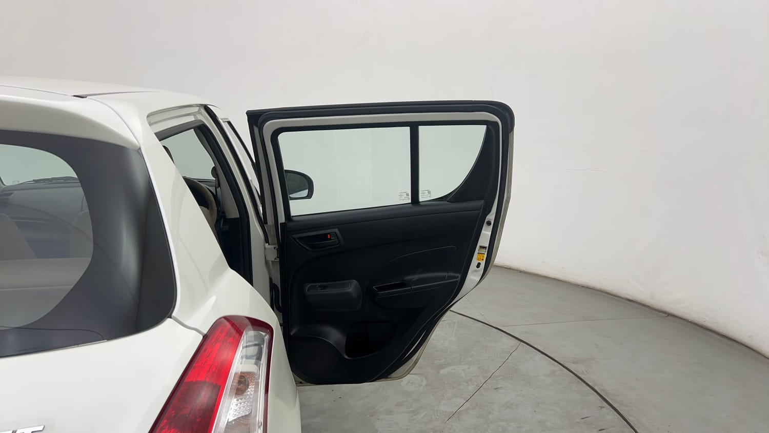 Used 2012 Maruti Suzuki Swift LXi Petrol Manual interior RIGHT REAR DOOR OPEN VIEW