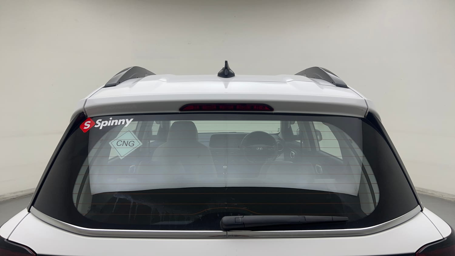Used 2026 Hyundai Exter 1.2 Kappa Dual CNG MT HX 8 Cng Manual exterior BACK WINDSHIELD VIEW