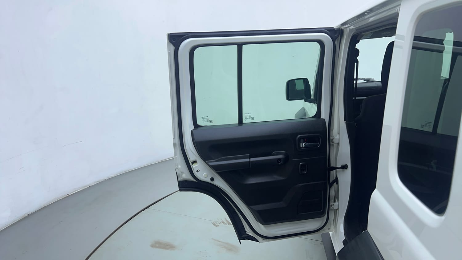 Used 2023 Maruti Suzuki Jimny Alpha AT Petrol Automatic interior LEFT REAR DOOR OPEN VIEW