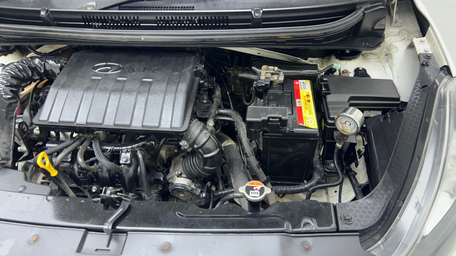 Used 2022 Hyundai Grand i10 Nios Sportz 1.2 Kappa VTVT CNG Cng Manual engine ENGINE LEFT SIDE VIEW