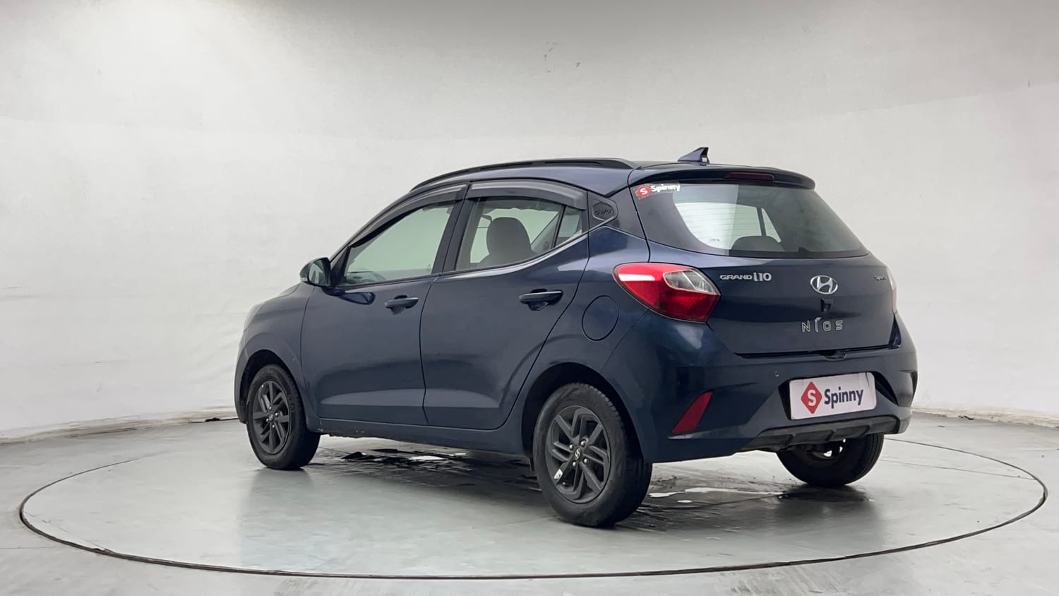 Used 2020 Hyundai Grand i10 Nios Sportz 1.2 Kappa VTVT Petrol Manual exterior LEFT REAR CORNER VIEW