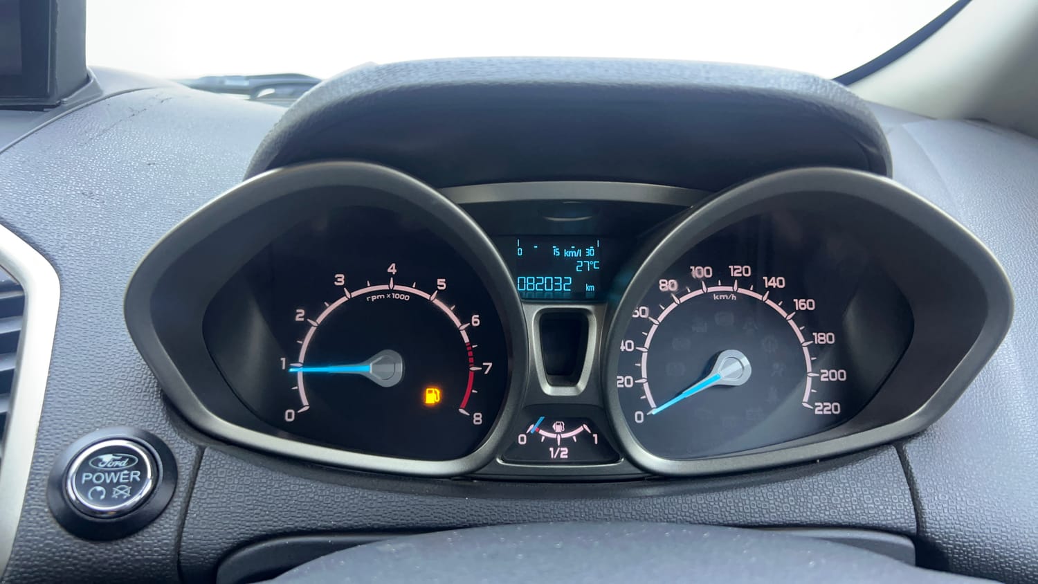 Used 2017 Ford EcoSport Titanium 1.5L Ti-VCT Petrol Manual interior CLUSTERMETER VIEW