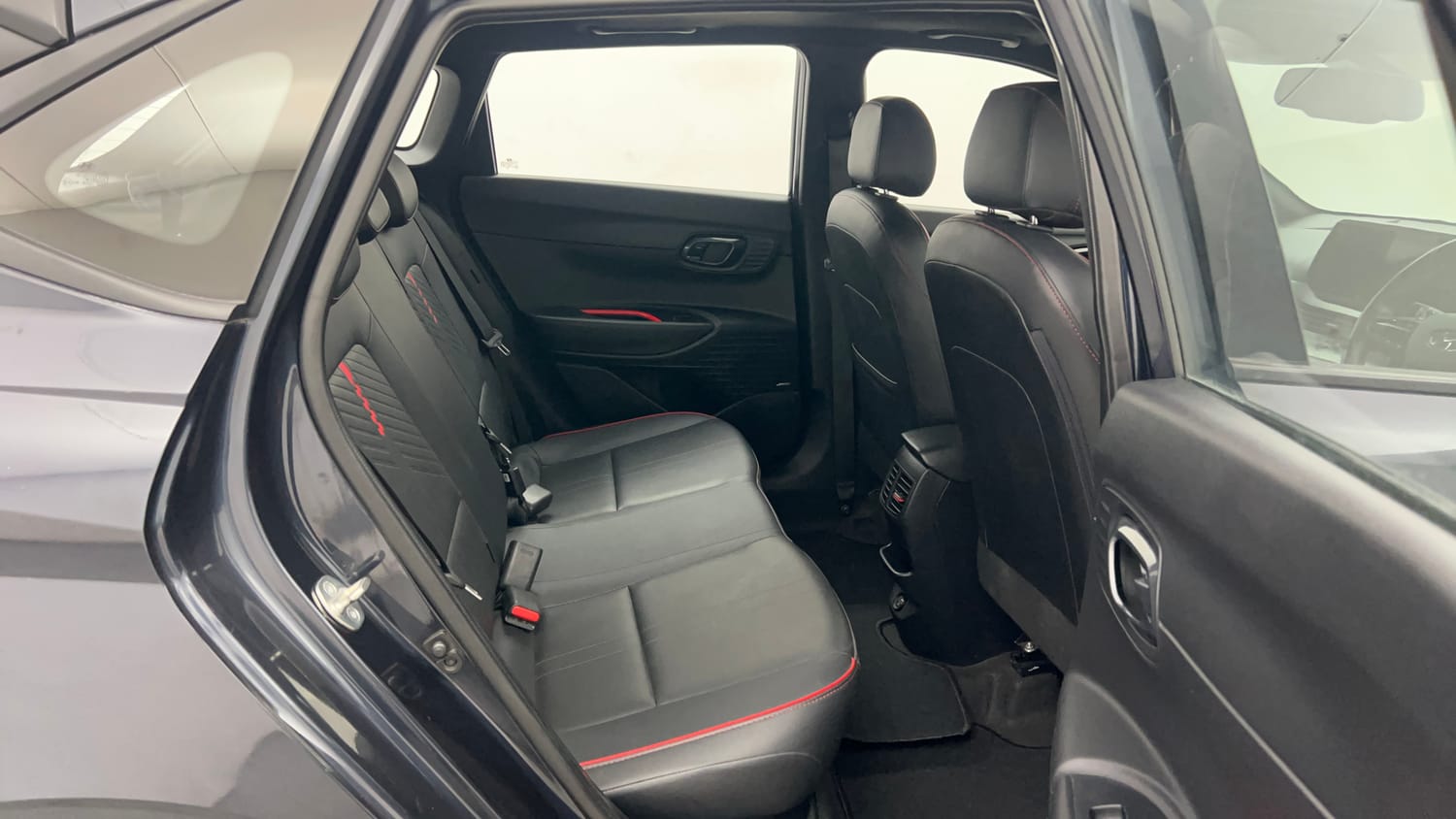 Used 2023 Hyundai i20 N Line N8 1.0 Turbo DCT Petrol Automatic interior RIGHT SIDE REAR DOOR CABIN VIEW