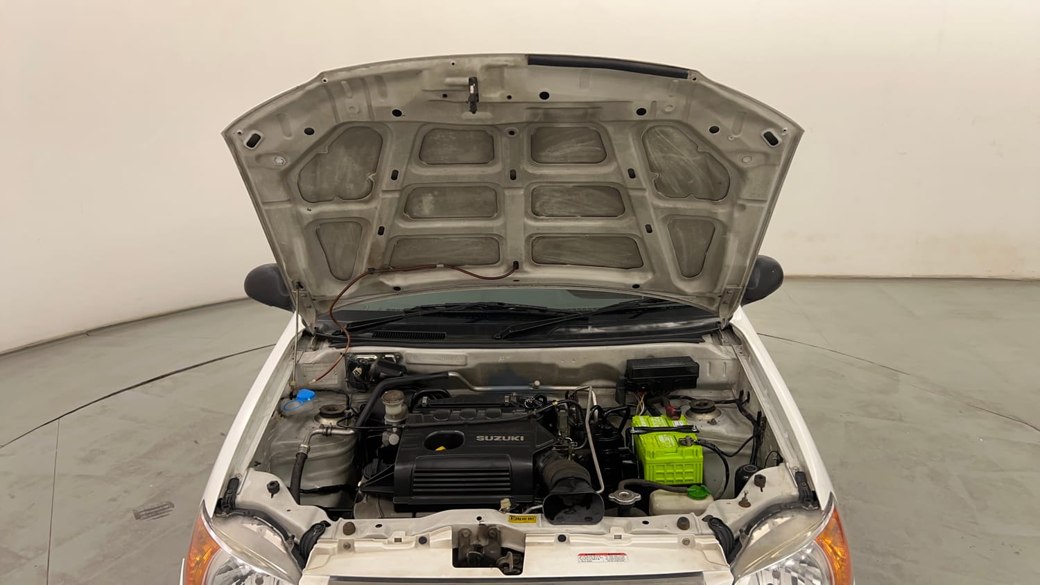 Used 2012 Maruti Suzuki Alto K10 VXi Petrol Manual engine ENGINE & BONNET OPEN FRONT VIEW